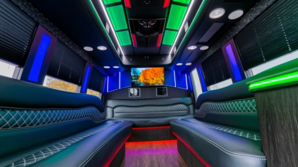 party bus rental interior antioch