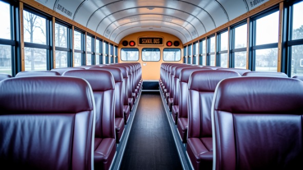 school bus rental interior antioch